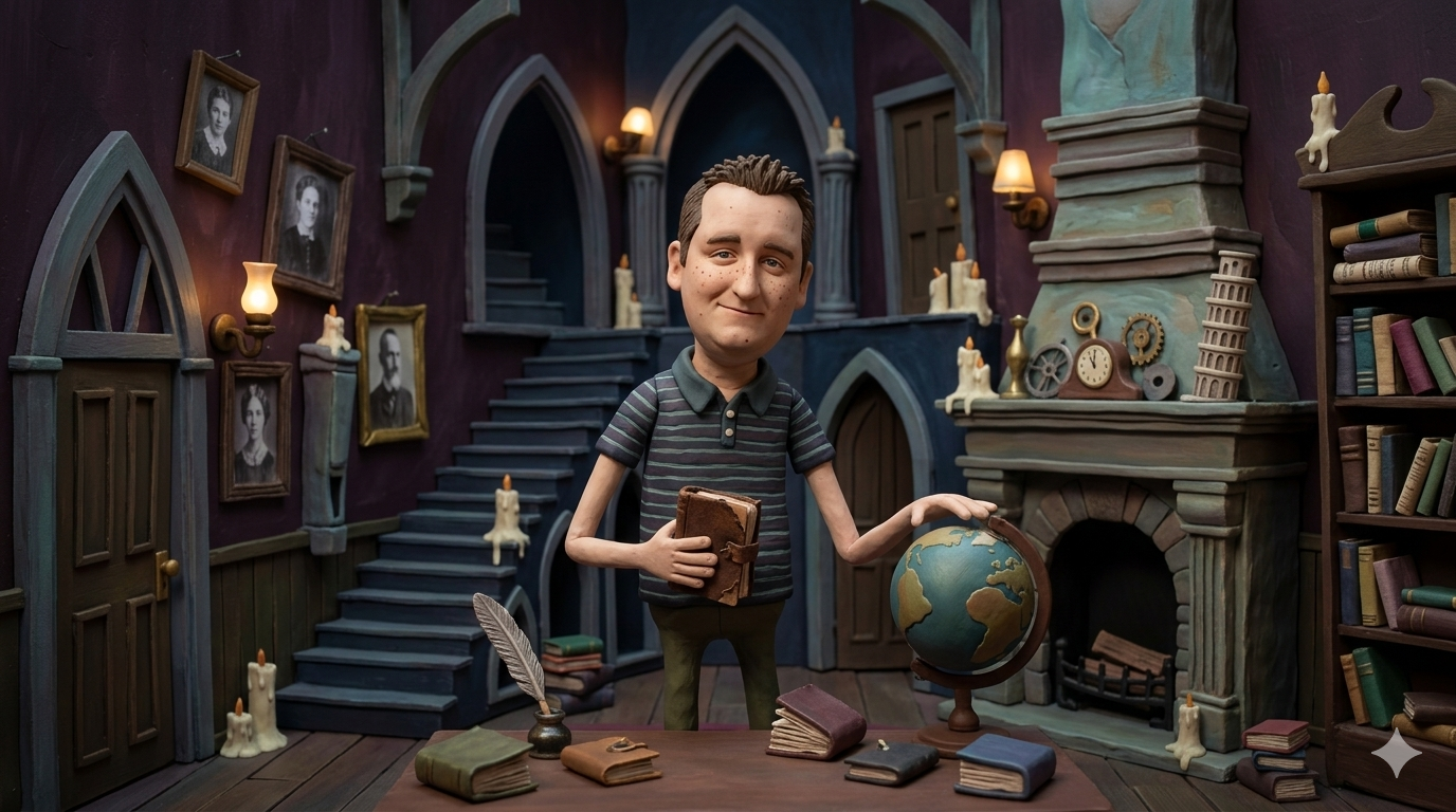 The Booger Guru in his natural habitat